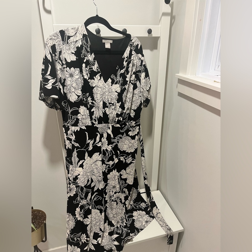 H&M floral dress XL